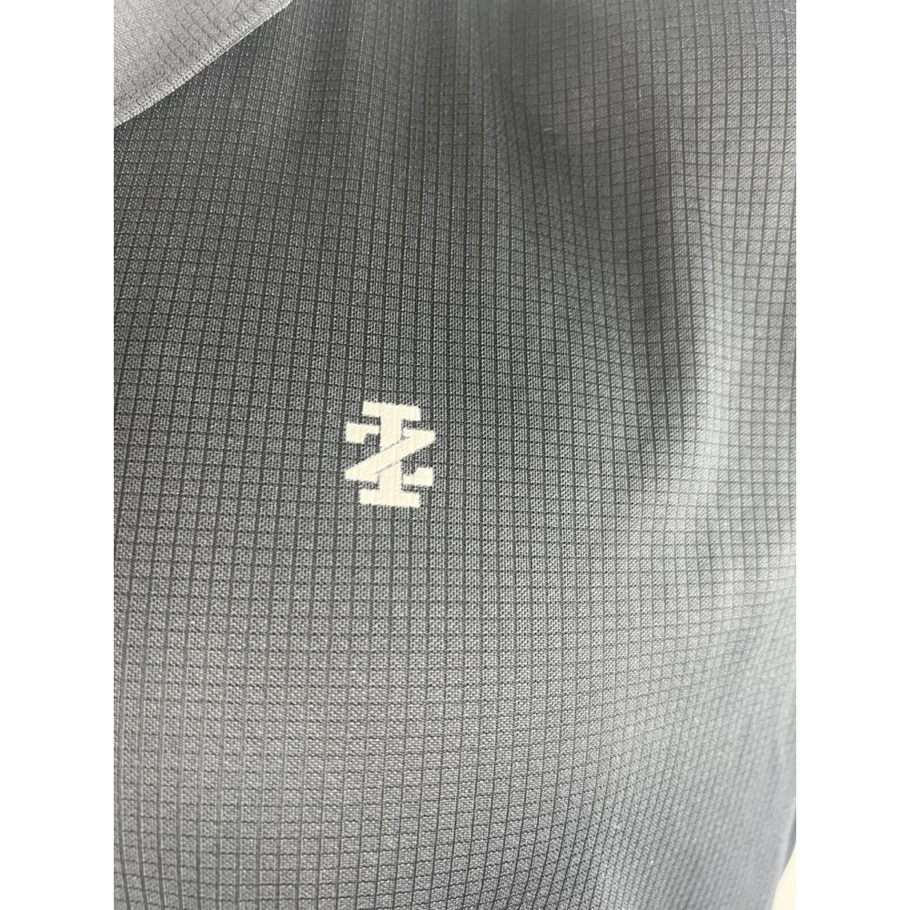 Men’s Izod Performance Grid Knit Short Sleeve Golf Polo Shirt Size 2XL Black EUC - Picture 3 of 4